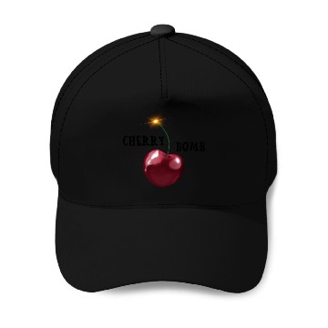 Discover Cherry bomb big Baseball Caps