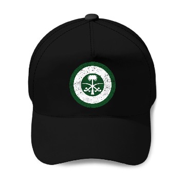 Discover Saudi Arabia Air Force Flag Roundel Baseball Caps