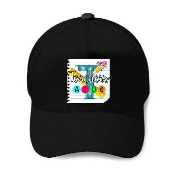 Discover Teacher's Aide Baseball Caps Teacher Assistant Gift