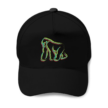 Discover Green King Kong Baseball Caps
