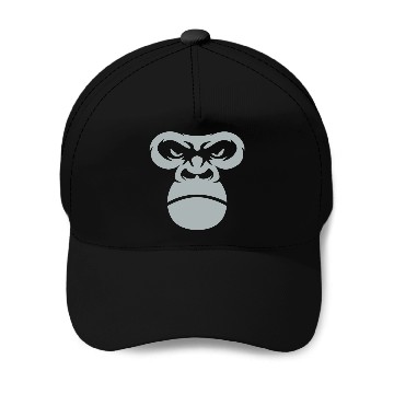 Discover Big Gorilla Face Silverback Monkey Ape Gift Baseball Caps