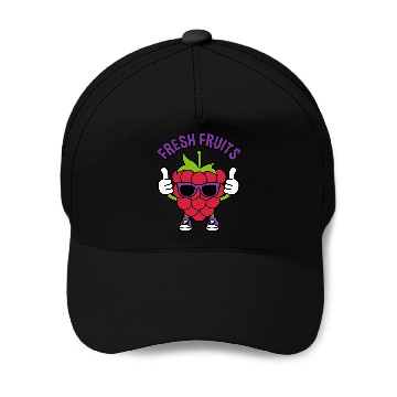 Discover Fresh fruits RASPBERRY Baseball Caps