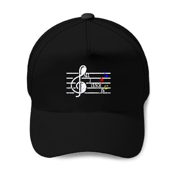 Discover Music Teacher Baseball Caps