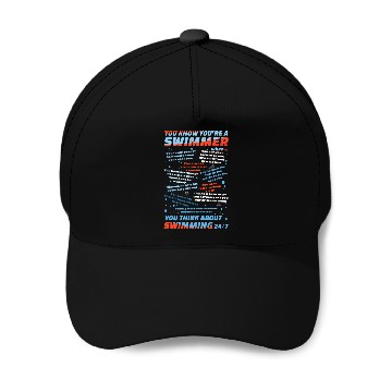 Discover Swimmer Definition Funny Baseball Caps
