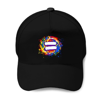 Discover Rainbow Pride Equal LGBT Baseball Caps