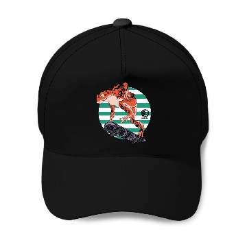 Discover Skating frog Baseball Caps