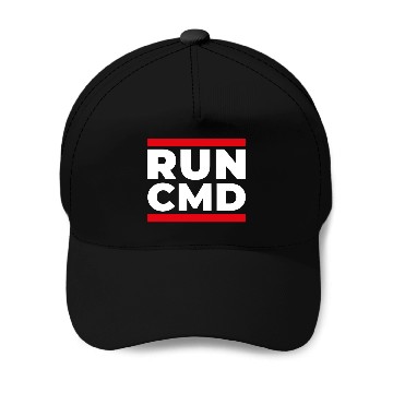 Discover Run CMD gift computer code Baseball Caps