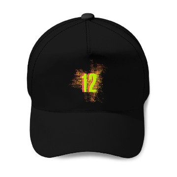 Discover 12 Number twelf birthday giftidea Baseball Caps