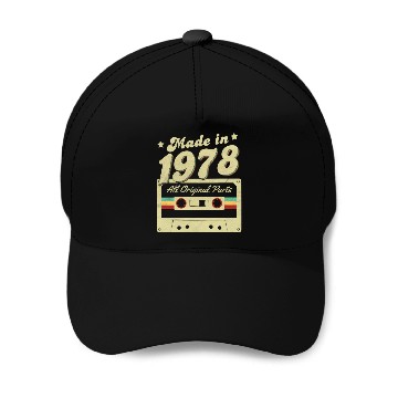 Discover Made in 1978 Baseball Caps