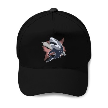 Discover Scuba Diving Shark Gift holiday retro Baseball Caps