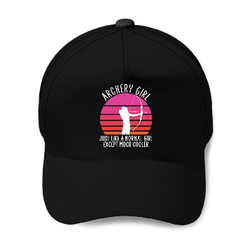 Discover Archery Girl Baseball Caps