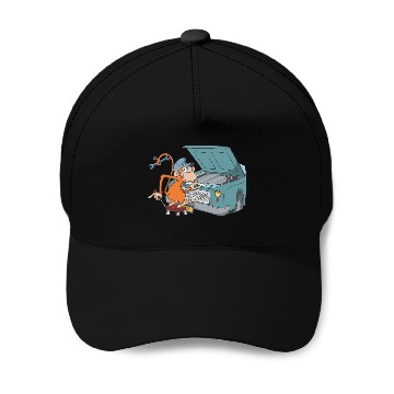 Discover Car mechanic monkey hood Baseball Caps