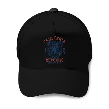Discover California Bear Dark Baseball Caps