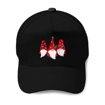 Discover Christmas Gnomes Baseball Caps