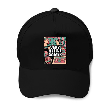 Discover Very Active typical Gamer Baseball Caps