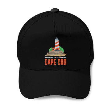 Discover Noboska Point lighthouse, Cape Cod Baseball Caps