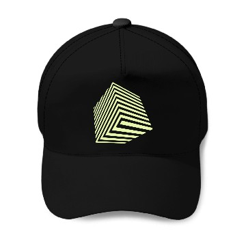 Discover Geometric Cube Baseball Caps