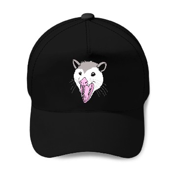 Discover Possum Opossum Face Baseball Caps
