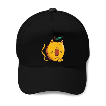 Discover apricot cat Baseball Caps