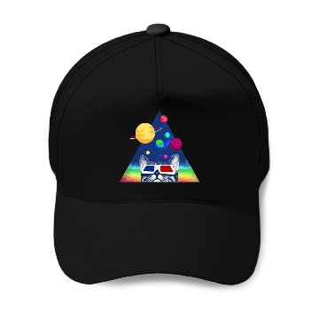 Discover 3D Space Cat Baseball Caps
