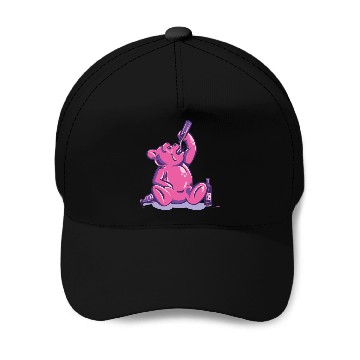 Discover DRUNK GUMMY BEAR Baseball Caps