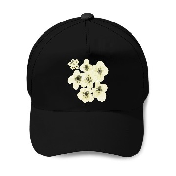 Discover abstract flower Baseball Caps
