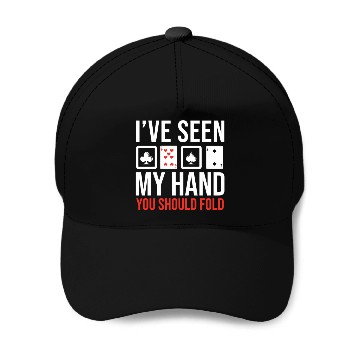 Discover Poker Texas Holdem Baseball Caps
