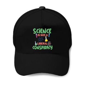 Discover science not conspiracy science conspiracy Baseball Caps