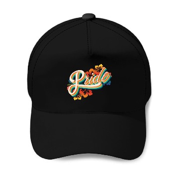 Discover hibiscus Pride LGBTQ+ Baseball Caps