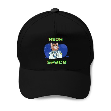 Discover Meow space Baseball Caps