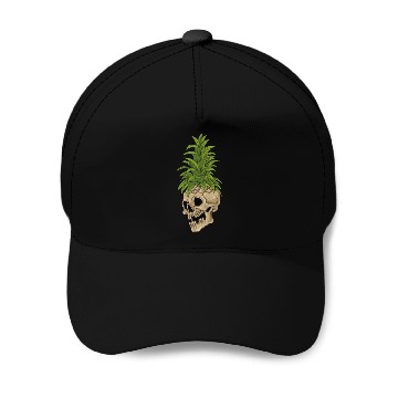 Discover Skull Pineapple Skull Baseball Caps
