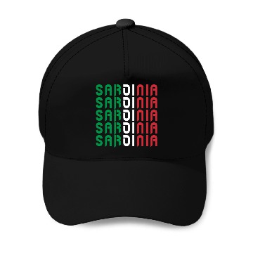 Discover Sardinia Italy Flags Design Baseball Caps