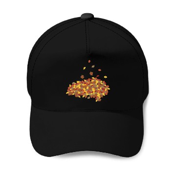 Discover Maple leaves Baseball Caps