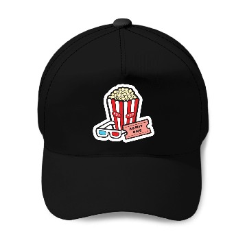 Discover Popcorn Baseball Caps