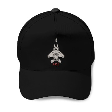 Discover F 15E Strike Eagle US Airborne Fighter Pilot Baseball Caps