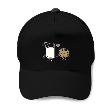 Discover I Love You Milk & Cookie, Cookie & Milk Baseball Caps