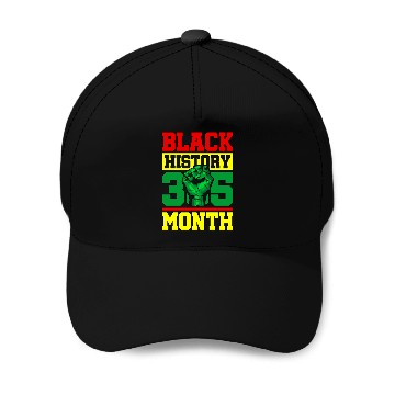 Discover BLACK HISTORY MONTH Baseball Caps