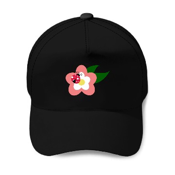 Discover leaf ladybug Baseball Caps