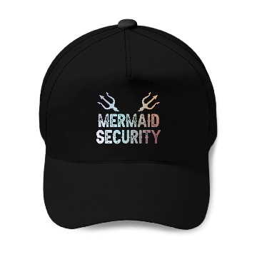 Discover Mermaid Security Baseball Caps