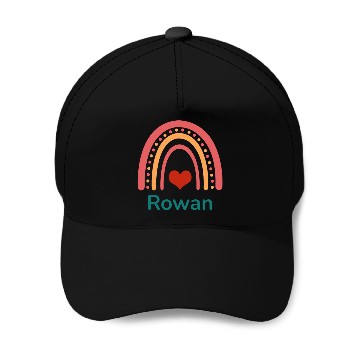 Discover Rowan Vintage Boho Rainbow Baseball Caps