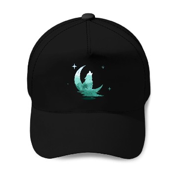 Discover Howling Wolf Nature Lover Baseball Caps
