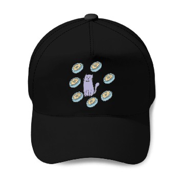 Discover Eat cat A Pizza Gift Baseball Caps