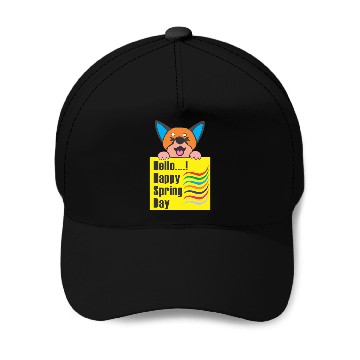 Discover happy spring day best design Baseball Caps