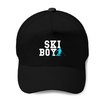 Discover ski boy Baseball Caps