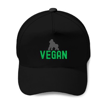Discover VEGAN Gorilla Baseball Caps