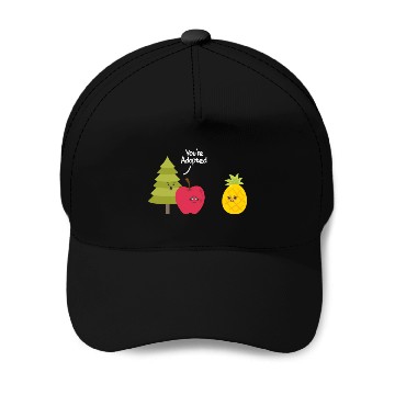Discover You're Adopted Pineapple Adoption Baseball Caps