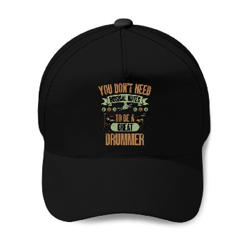 Discover drummer humor gift drums Baseball Caps