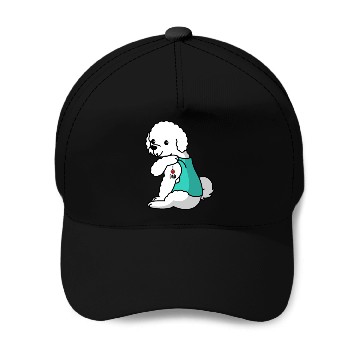 Discover I Love Dad Bichon Frise Baseball Caps