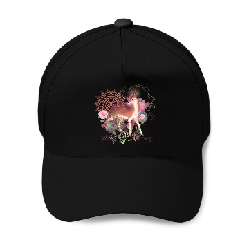 Discover Sweet Deer In Wild Spring - 12 Baseball Caps
