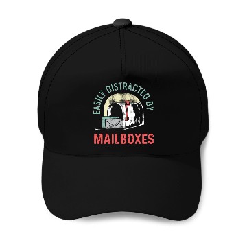 Discover Distracted by Mailboxes Dedicated Worker Gift Baseball Caps